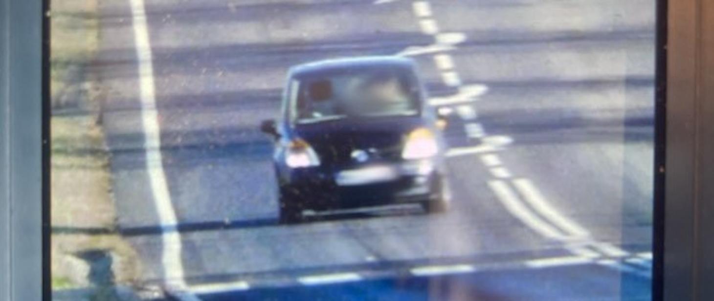 Zdjęcie odcinkowego pomiaru prędkości